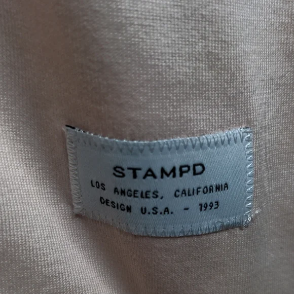 STAMPD Cursive Pink T-Shirt - Picture 4 of 8